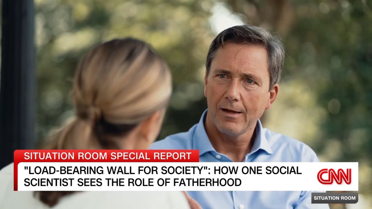 <p>CNN's Pamela Brown sits down with founding president of the American Institute for Boys and Men and author Richard Reeves to discuss how he sees the role of fathers in boys' development and how they complement the strengths of mothers.</p>