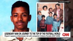 <p>Nani is the generational talent who won glittering prizes with both club and country. A 2016 European champion with Portugal and under the legendary Alex Ferguson at Manchester United, he won 4 Premier League titles and the 2008 Champions League. </p><p>An exciting, skillful winger, Nani was part of a star-studded United squad that included storied compatriot and one-time house -mate Cristiano Ronaldo. But the trappings of Nani's hard-earned success are a far cry from a difficult and challenging childhood near Lisbon. </p><p>CNN World Sport's Patrick Snell has more.</p>