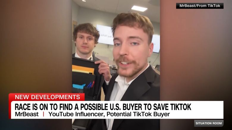 <p>As Trump outlines a sale proposal, and a TikTok board member says a deal is possible, another bidder has entered the fray: the YouTube star MrBeast.</p>