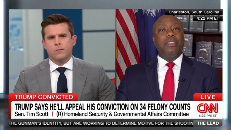 Sen. Tim Scott on why he feels the Trump verdict is wrong