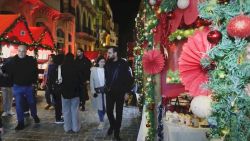 <p>As war rages on around the world, some effected residents continue to celebrate the Christmas spirit.</p>