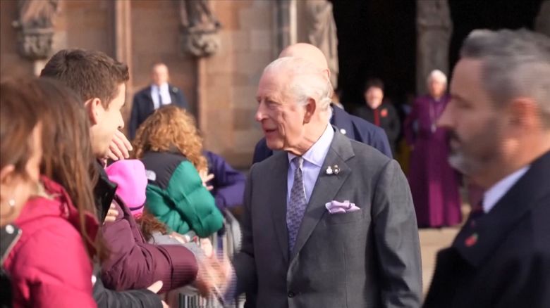 <p>King Charles was heckled by a protester on Monday over his brother Prince Andrew's ties to the late sex offender Jeffrey Epstein while greeting royal fans during a cathedral visit in Britain.</p>