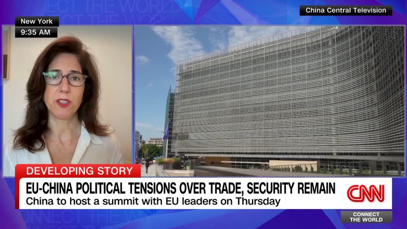 EU-China political tensions over trade, security remain
