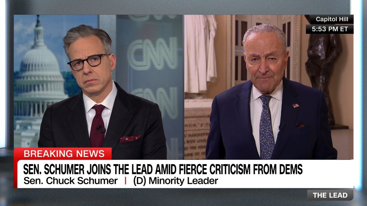 <p>Sen. Chuck Schumer joins The Lead</p>
