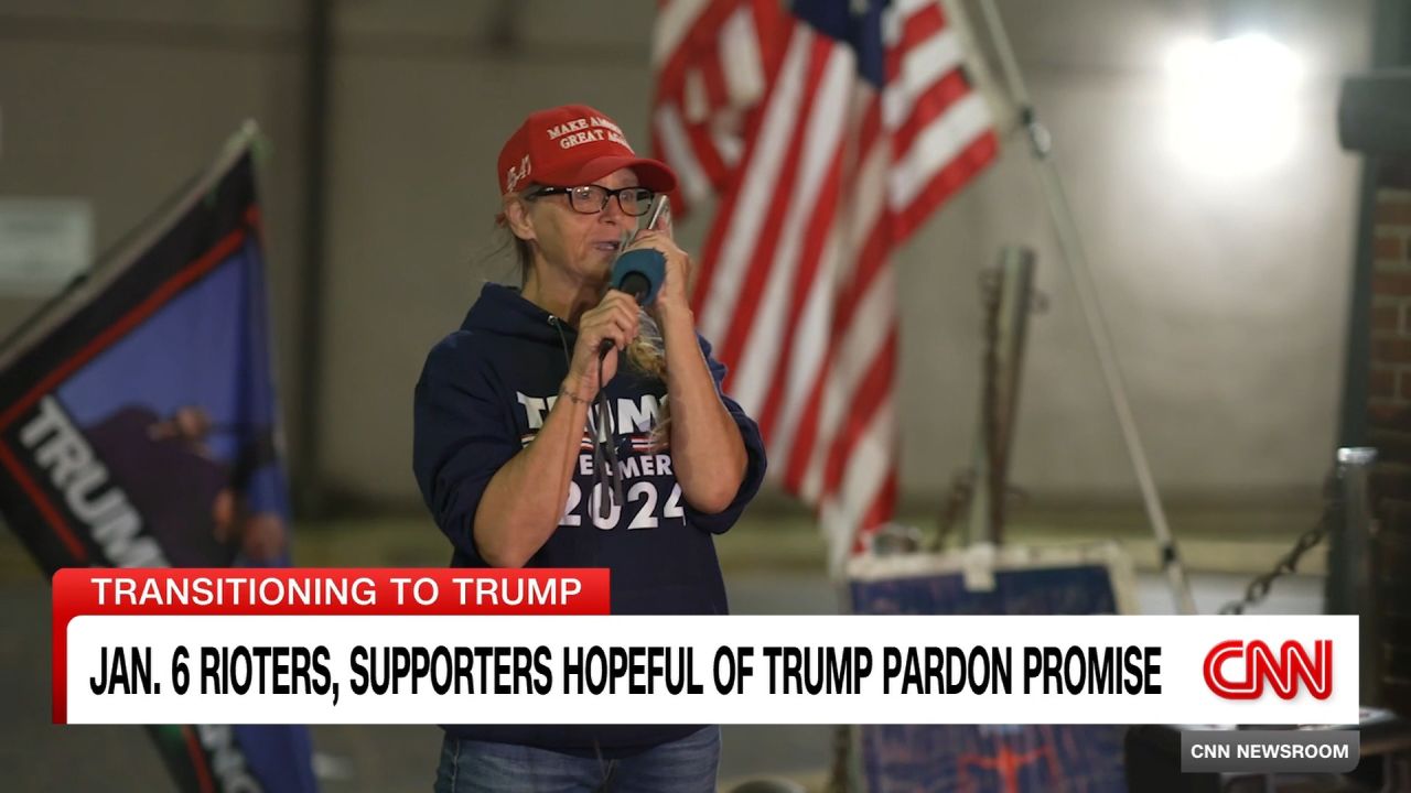 <p>CNN's Donie O'Sullivan checks in with a convicted January 6th rioter, now in prison, who is convinced Trump will pardon her once he takes office. </p>