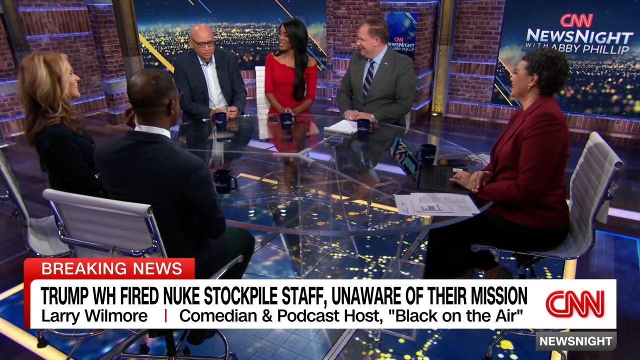 <p>Sources tell CNN that Trump administration officials didn’t realize the National Nuclear Security Administration managed the nation’s nuclear stockpile until after they fired more than 300 staffers from the agency. Panelist Ameshia Cross says her cousin just received a DOGE email informing him he was fired and shares what he experienced.</p>
