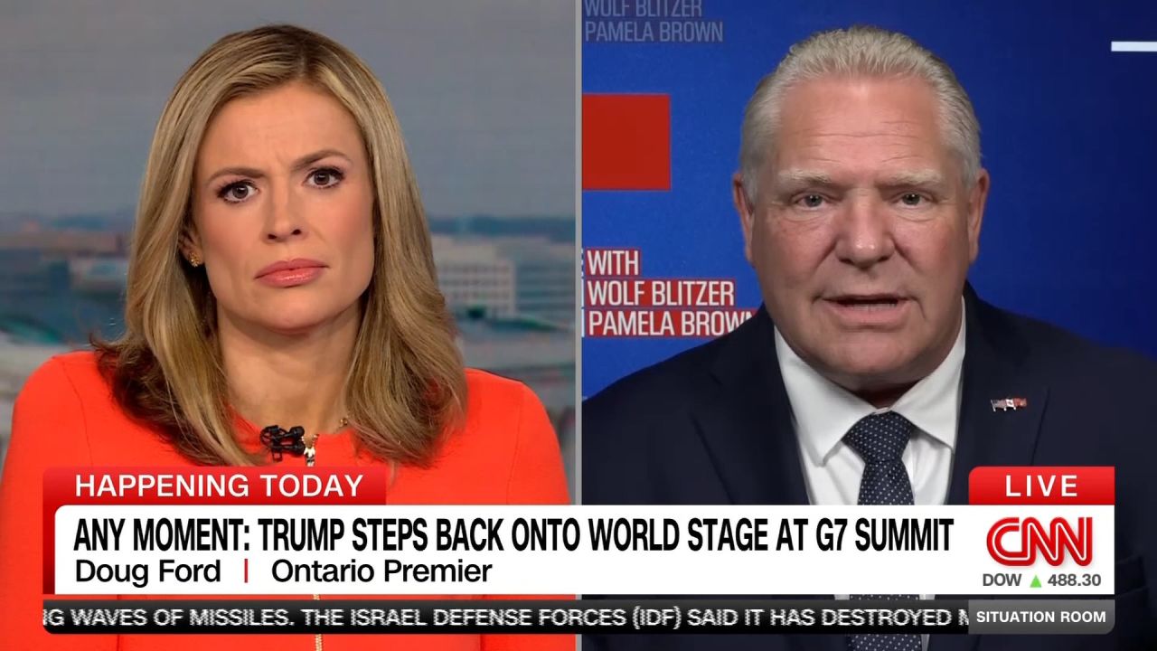<p>Ontario Premier Doug Ford joined The Situation Room to share his hopes for the G7 summit taking place in Canada this week, notably in a moment of strained US-Canadian relations over President Trump's tariff policy.</p>
