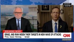 <p>Israeli President Isaac Herzog talks with CNN's Wolf Blitzer about Israel's preemptive strike against Iran as the military conflict continues for a fourth day.</p>