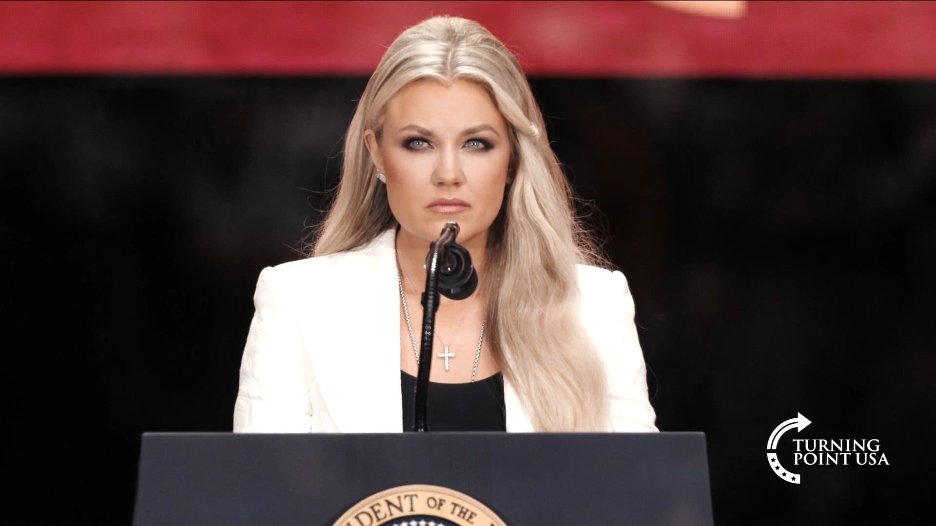 <p>Erika Kirk, wife of right-wing political activist Charlie Kirk, recounts the moments after her husband was shot.</p>