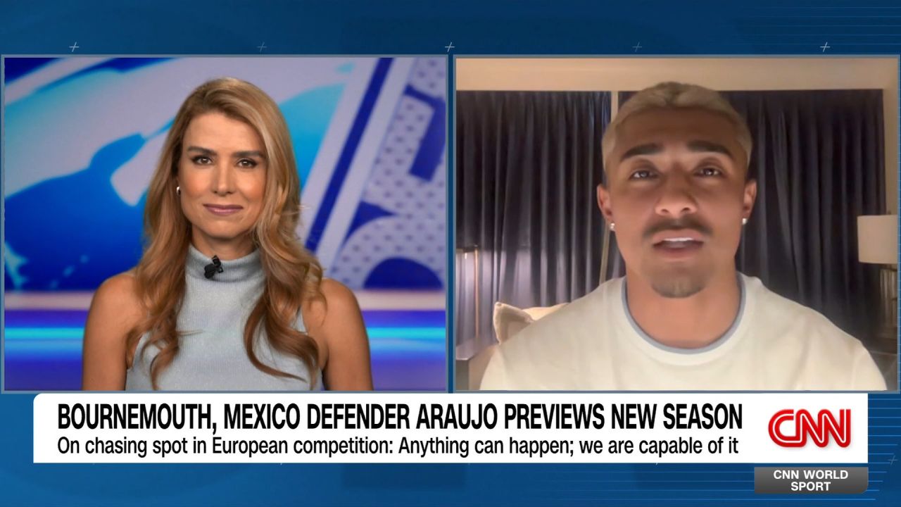<p>Arguably more so than any of his Bournemouth teammates, Julián Araujo is well used to life in America, with the 23-year-old defender born in California in 2001, though he now represents Mexico by virtue of being able to play for either country. The breakout LA Galaxy star got a dream move to Barcelona in 2023 but his dreams never came to fruition, and he moved to the Cherries the following year. Now in the midst of the Premier League Summer Series, with Bournemouth facing Manchester United in Chicago on Wednesday off the back of a comprehensive 3-0 win over Everton last weekend in New Jersey, Araujo has been discussing the importance of pre-season, and his hopes with both club and country with CNN Espanol's Elizabeth Perez. </p>