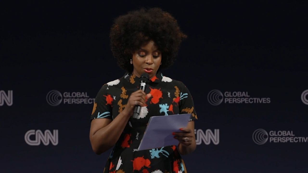 <p>Chimamanda Ngozi Adichie at Global Perspectives</p>