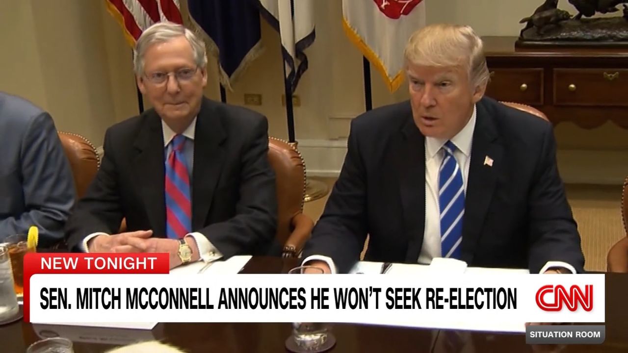 <p>Sen. Mitch McConnell will retire at the end of next year. He worked with Donald Trump to secure a conservative Supreme Court that overturned Roe, but called Trump's Jan. 6 actions "disgraceful."</p>