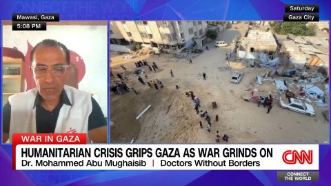 <p>Dr. Mohammed Abu Mughaisib, a Doctors Without Borders physician working inside Gaza, speaks with Eleni Giokos about what Palestinian civilians need right now in the territory.</p><p><br /></p>