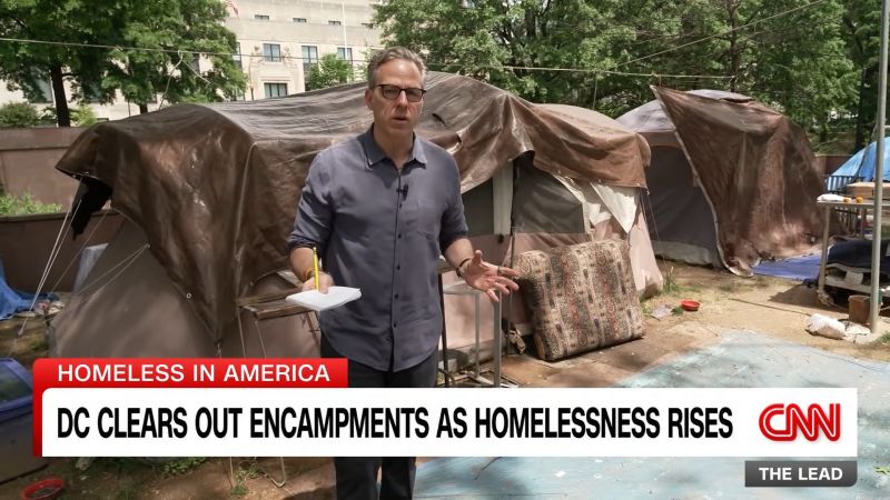 DC clears out encampments as homelessness rises