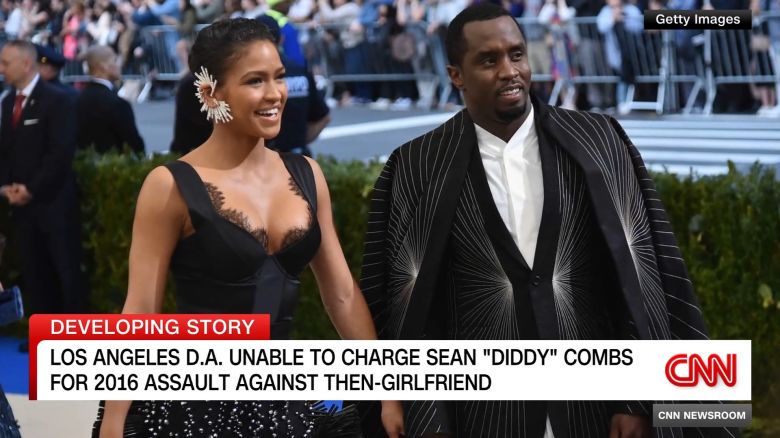 <p>The Los Angeles County District Attorney's Office has issued a statement on the 2016 surveillance video obtained exclusively by CNN, which shows Sean “Diddy” Combs grab, shove, drag and kick his then-girlfriend Cassie Ventura during an altercation. CNN's Veronica Miracle reports. </p>