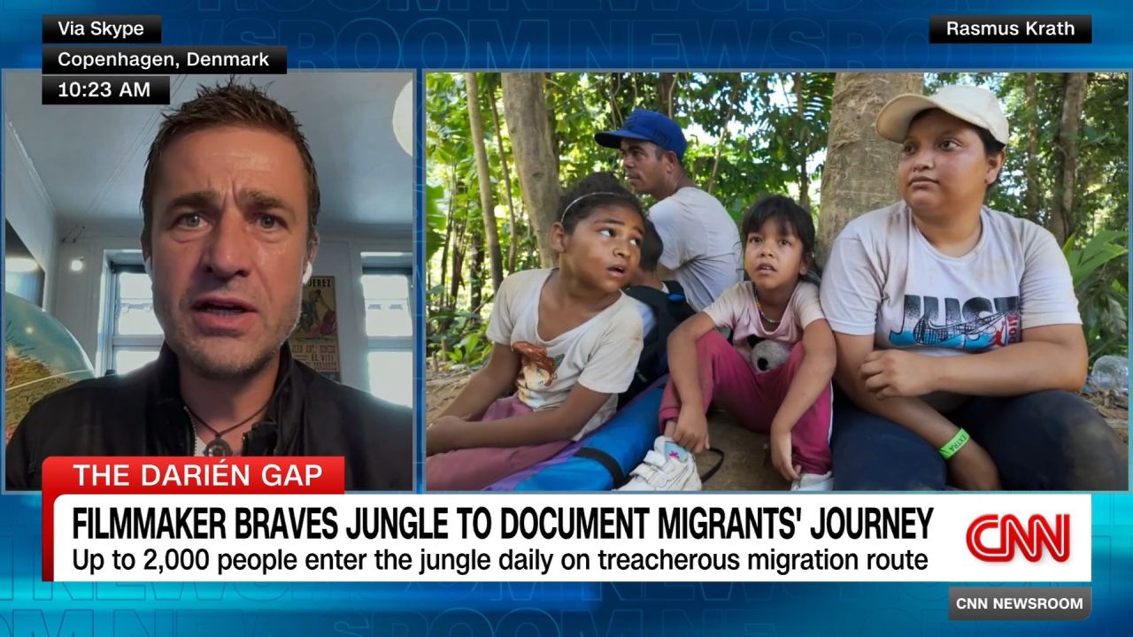 <p>CNN's Max Foster speaks with documentarian Rasmus Krath about his trek through The Darién Gap with a large group of migrant families hoping to make it to the U.S.?</p>