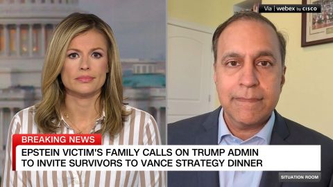 <p>Rep. Raja Krishnamoorthi (D-IL) tells CNN's Pamela Brown that he "absolutely" wants to hear from Jeffrey Epstein victims who’re willing to testify. He says the Justice Department has not responded to the Oversight Committee's subpoena demanding documents related to Epstein and discusses his new resolution seeking to ban clemency for Epstein accomplice Ghislaine Maxwell.</p>