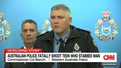 <p>Australian police fatally shot an armed teenager after he attacked a man in a suburb of Perth Saturday night, according to Western Australia Premier. CNN's Anna Coren reports.</p>